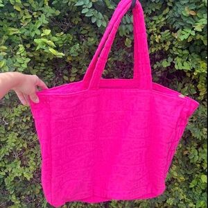 Victoria's Secret Hot Pink Tote Bag